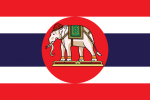 Naval Ensign of Thailand Flag