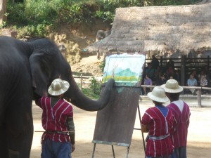 Chiang Mai Painting Elephants