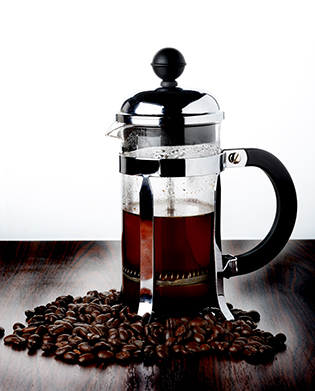 image of French press coffee pot