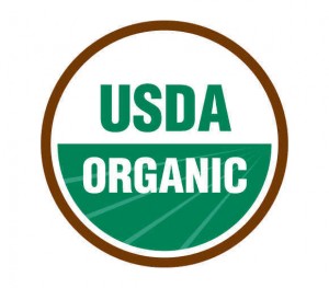 USDA organic coffee label