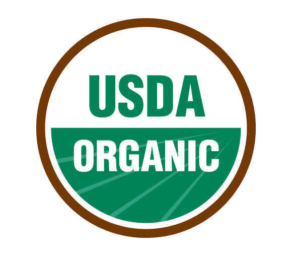 image of USDA organic coffee label