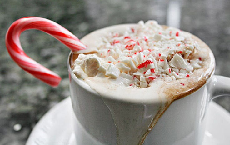 image of peppermint hot chocolate