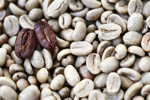 decaf or caffeinated coffee beans image