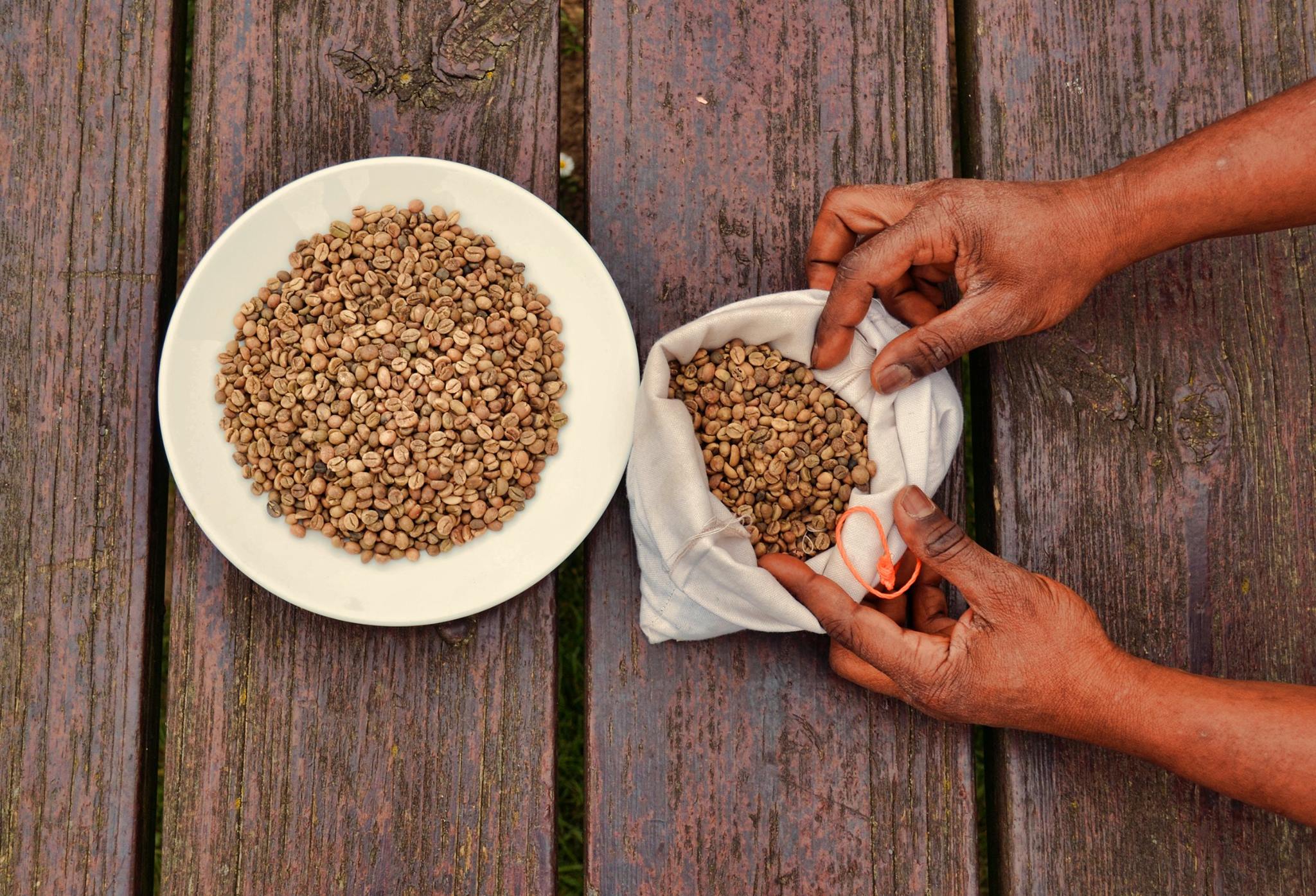 image of unroasted coffee beans southeast asia